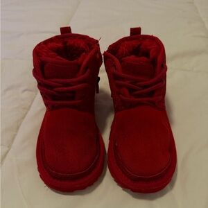 UGG Vibrant Red Kids Boots